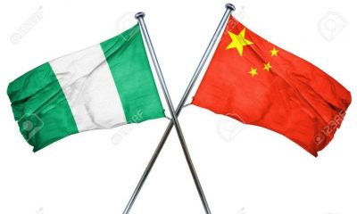 Nigeria and China Flags