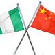 Nigeria and China Flags