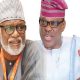 Governor Akeredolu and Eyitayo Jegede