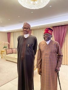 President Buhari and Bola Ahmed Tinubu