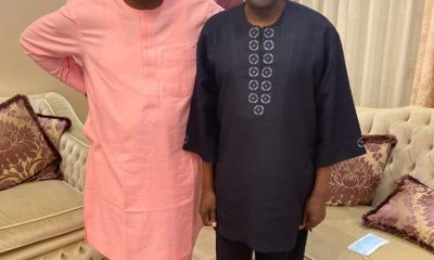 Senator Michael Opeyemi Bamidele with Asiwaju Bola Ahmed Tinubu.