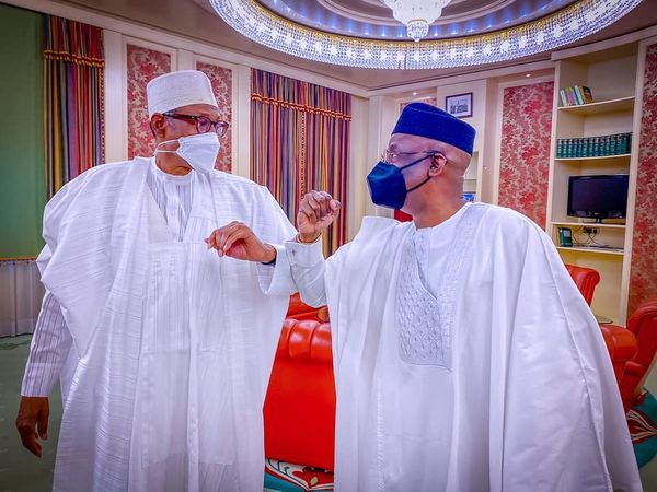 President Buhari and Pastor Bakare