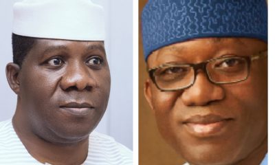 Senator Michael Opeyemi Bamidele and Governor Kayode Fayemi