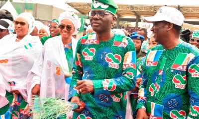 Wife of President Aisha Buhari, Lagos State Governor Babajide Sanwo-Olu and others