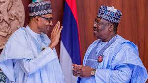 President Buhari and Senate President Ahmad Lawan