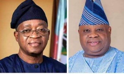 Adegboyega Oyetola and Ademola Adeleke