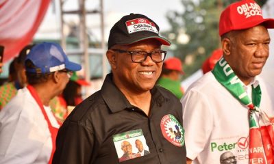 Labour Party Candidate Peter Obi and his Vice