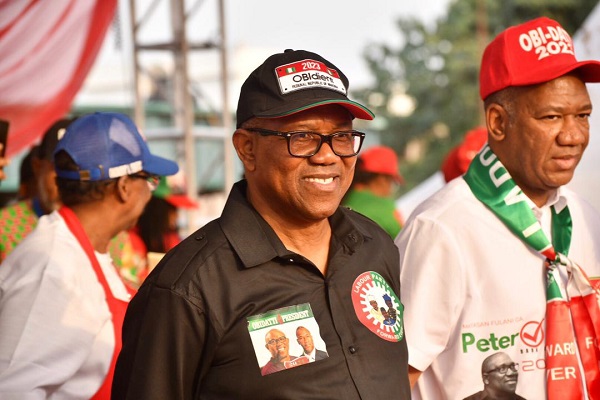 Labour Party Candidate Peter Obi and his Vice