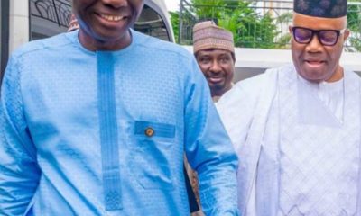 Lagos State Governor Babajide Sanwo-Olu and Senator Godswill Akpabio