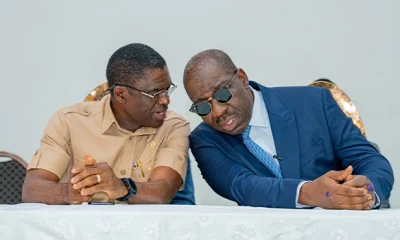 Edo State Deputy Governor Philip Shaibu and Governor Godwin Obaseki