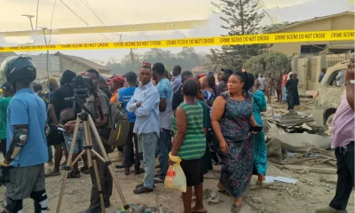 Scene of Ibadan blast