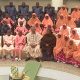 Governor Uba Sani with the freed schoolchildren on Monday, March 25, 2024