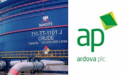 Ardova Plc Logo