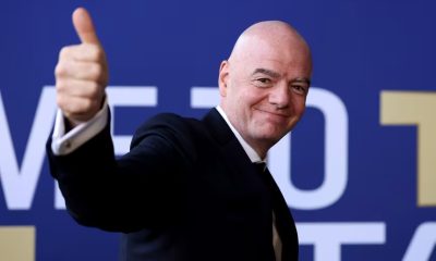 FIFA President Gianni Infantino pictured ahead of the 2026 FIFA World Cup final. Florencia Tan Jun/Getty Images)
