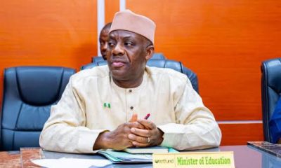 Minister of Education, Dr. Maruf Tunji Alausa